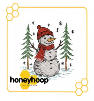 Winter Pines Snowman